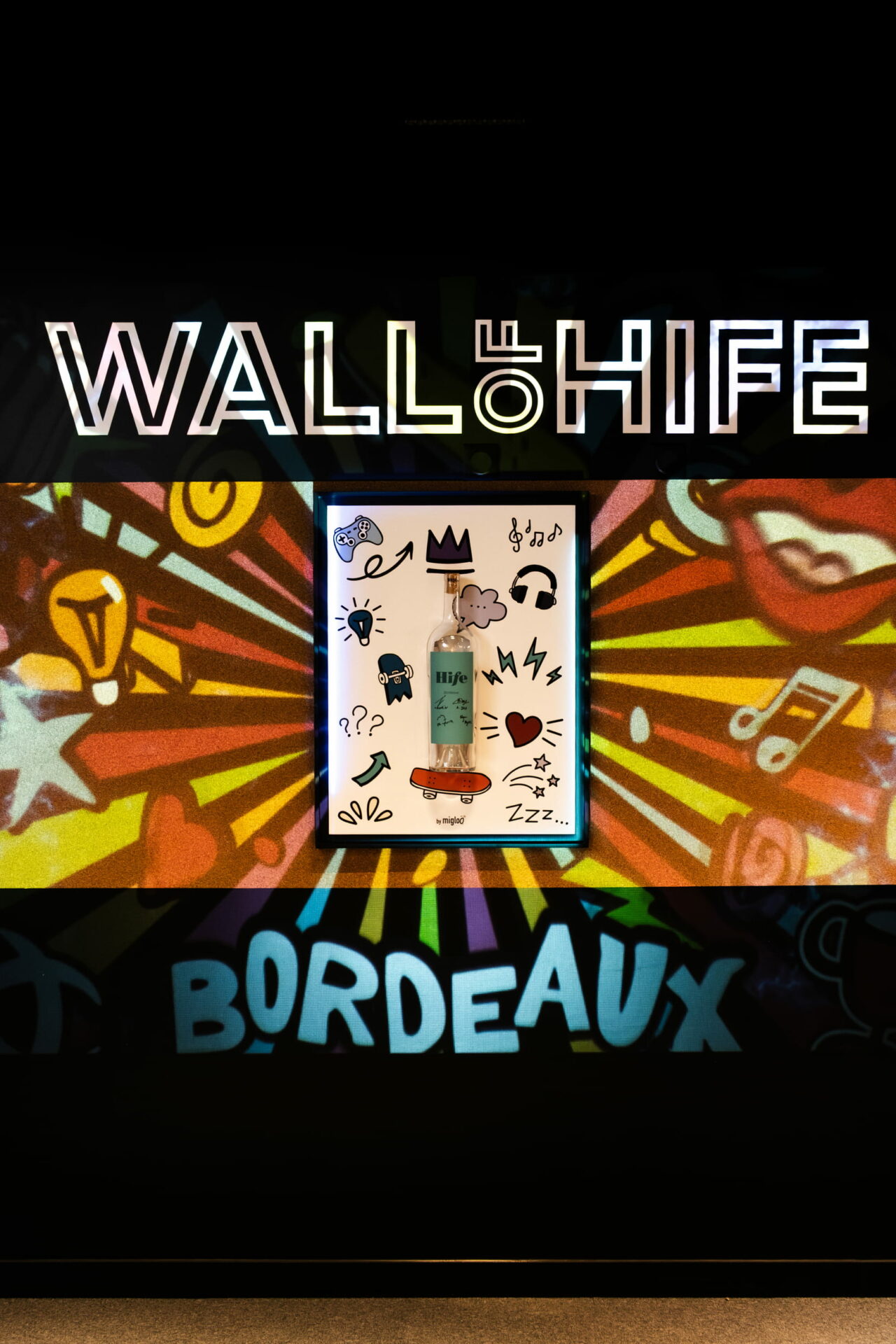 “Wall of Fame” activity at a corporate event in Bordeaux, XXL Happyness